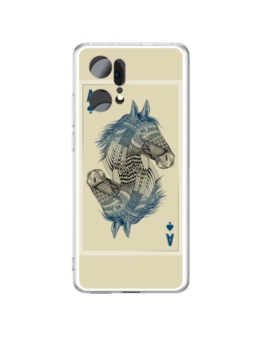 Coque Oppo Find X5 Pro Cheval Carte Jeu Horse As - Rachel Caldwell