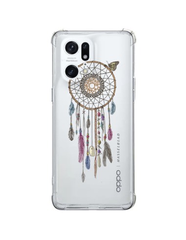 Coque Oppo Find X5 Pro Attrape-rêves Lakota Transparente - Rachel Caldwell