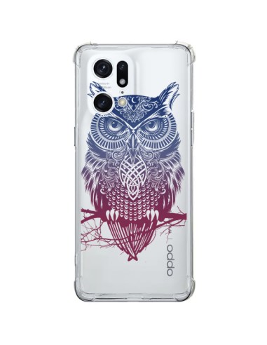 Cover Oppo Find X5 Pro Gufo Trasparente - Rachel Caldwell