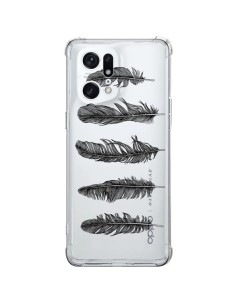 Oppo Find X5 Pro Case Plume Black Clear - Rachel Caldwell