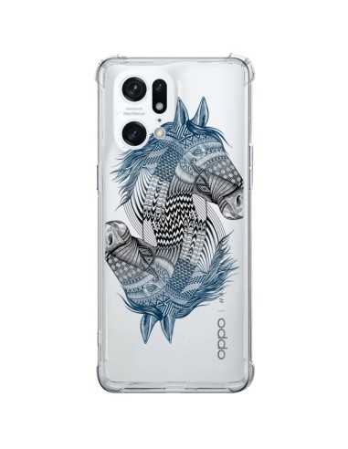 Oppo Find X5 Pro Case Horse Clear - Rachel Caldwell