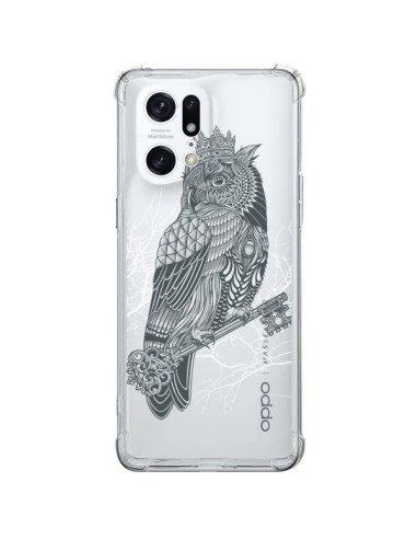 Cover Oppo Find X5 Pro Re Gufo Trasparente - Rachel Caldwell