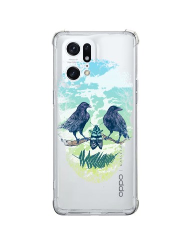 Cover Oppo Find X5 Pro Teschio Natura Trasparente - Rachel Caldwell