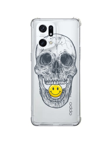 Oppo Find X5 Pro Case Skull Smile Clear - Rachel Caldwell