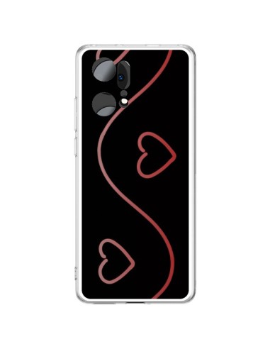 Coque Oppo Find X5 Pro Coeur Love Rouge - R Delean