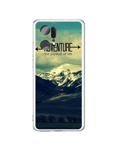 Coque Oppo Find X5 Pro Adventure the pursuit of life Montagnes Ski Paysage - R Delean