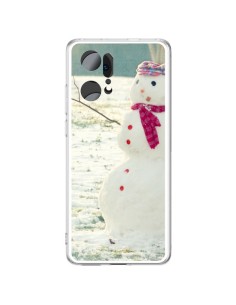 Coque Oppo Find X5 Pro Bonhomme de Neige - R Delean