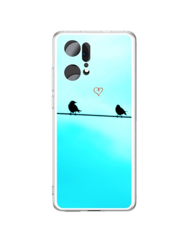 Cover Oppo Find X5 Pro Uccelli Amore - R Delean