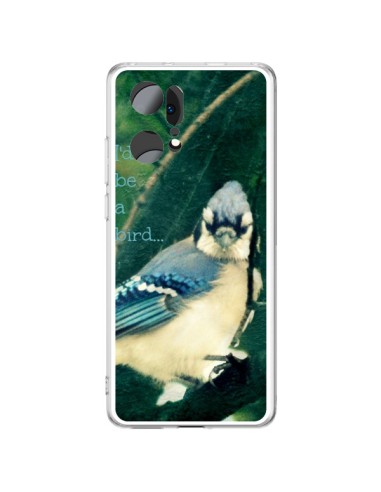 Cover Oppo Find X5 Pro I'd be a bird Uccelli - R Delean