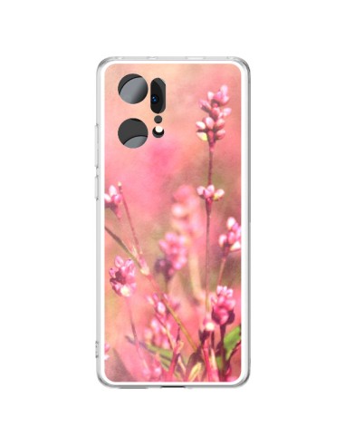 Cover Oppo Find X5 Pro Fiori boccioli Rosa - R Delean