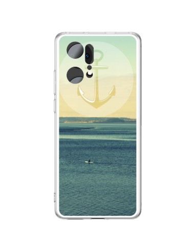 Cover Oppo Find X5 Pro Ancora Nave Estate Spiaggia - R Delean