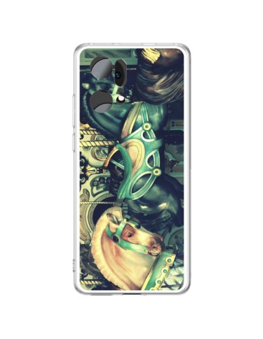 Coque Oppo Find X5 Pro Manege Enfant Carrousel Chevaux - R Delean