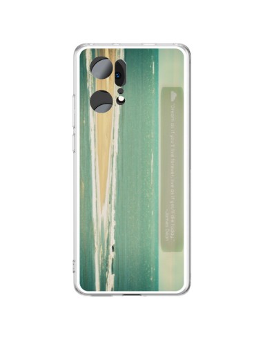 Cover Oppo Find X5 Pro Dream Mare Oceano Sabbia Spiaggia Paesaggio - R Delean