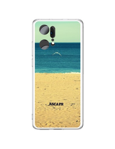 Cover Oppo Find X5 Pro Escape Mare Oceano Sabbia Spiaggia Paesaggio - R Delean