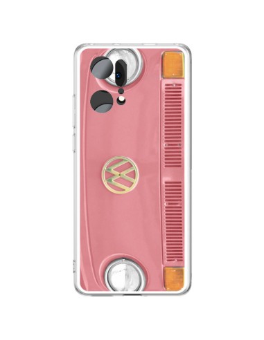 Cover Oppo Find X5 Pro Groovy Van Hippie VW Rosa - R Delean