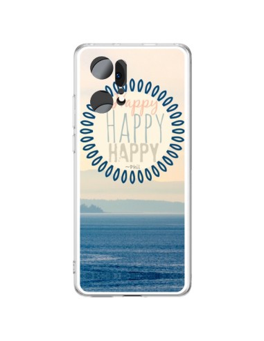 Cover Oppo Find X5 Pro Happy Day Mare Oceano Sabbia Spiaggia - R Delean