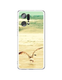 Oppo Find X5 Pro Case Gull Sea Ocean Sand Beach Landscape - R Delean