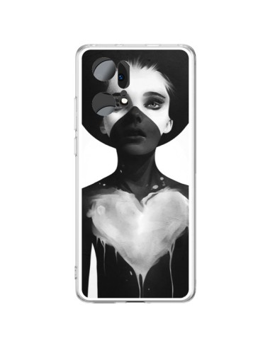 Cover Oppo Find X5 Pro Ragazza Cuore Hold On - Ruben Ireland