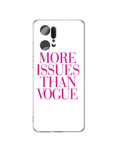 Coque Oppo Find X5 Pro More Issues Than Vogue Rose Pink - Rex Lambo