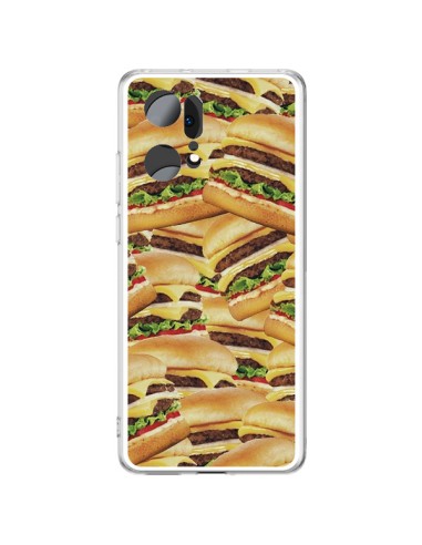 Coque Oppo Find X5 Pro Burger Hamburger Cheeseburger - Rex Lambo