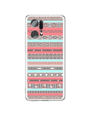 Coque Oppo Find X5 Pro Azteque Aztec Rose Pastel - Rex Lambo