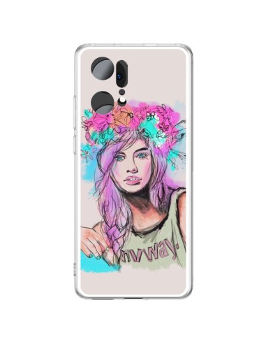 Coque Oppo Find X5 Pro Femme Mannequin Barbara Palvin - Sara Eshak