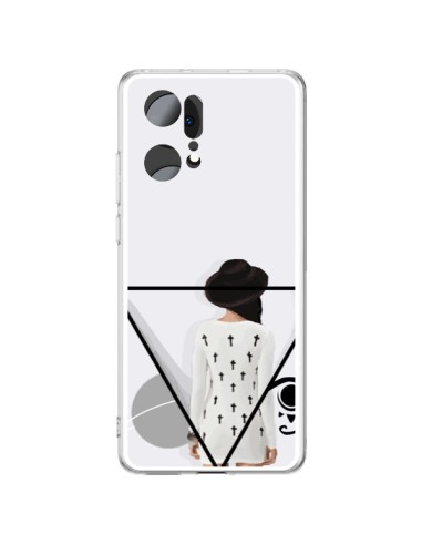 Coque Oppo Find X5 Pro Confusion Femme Oeil Triangle - Sara Eshak