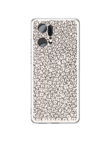 Coque Oppo Find X5 Pro A lot of cats chat - Santiago Taberna
