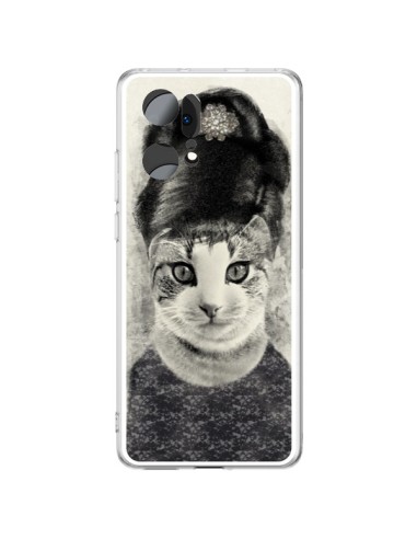 Coque Oppo Find X5 Pro Audrey Cat Chat - Tipsy Eyes