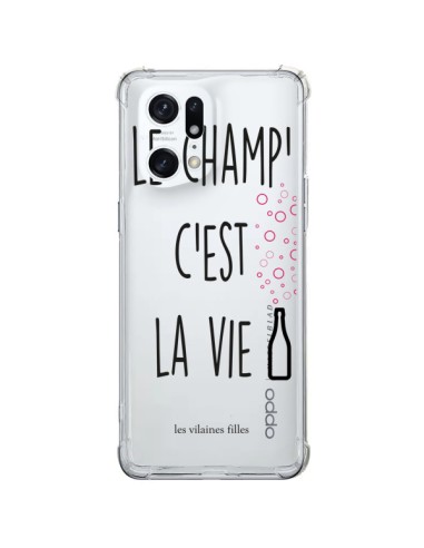 Oppo Find X5 Pro Case The Field is Life Clear - Les Vilaines Filles