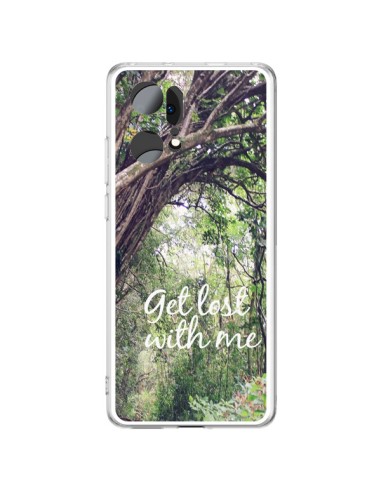 Coque Oppo Find X5 Pro Get lost with him Paysage Foret Palmiers - Tara Yarte