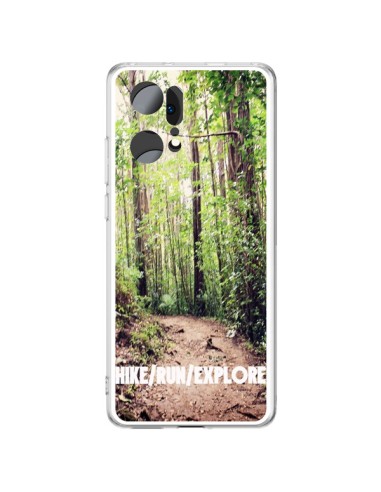 Coque Oppo Find X5 Pro Hike Run Explore Paysage Foret - Tara Yarte