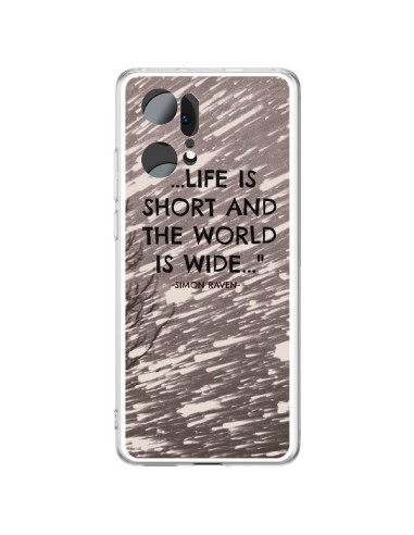 Coque Oppo Find X5 Pro Life is short Foret - Tara Yarte