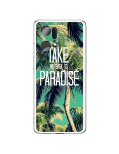 Coque Oppo Find X5 Pro Take me back to paradise USA Palmiers Palmtree - Tara Yarte