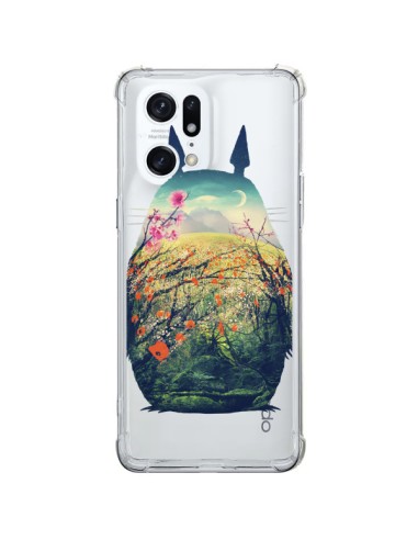 Coque Oppo Find X5 Pro Totoro Manga Comics Transparente - Victor Vercesi