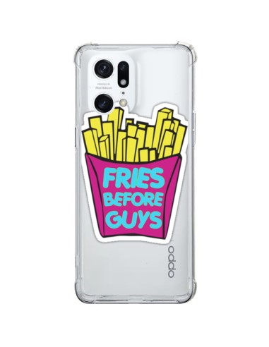 Cover Oppo Find X5 Pro Fries Before Guys Patatine Fritte Trasparente - Yohan B.