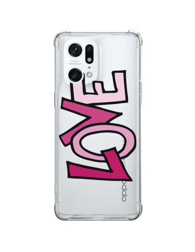 Coque Oppo Find X5 Pro Love Amour Transparente - Yohan B.