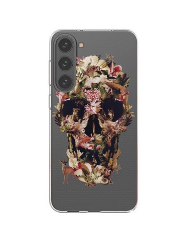 Coque Samsung Galaxy S23 Plus 5G Jungle Skull Tête de Mort Transparente - Ali Gulec