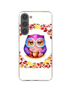 Coque Samsung Galaxy S23 Plus 5G Chouette Automne - Annya...
