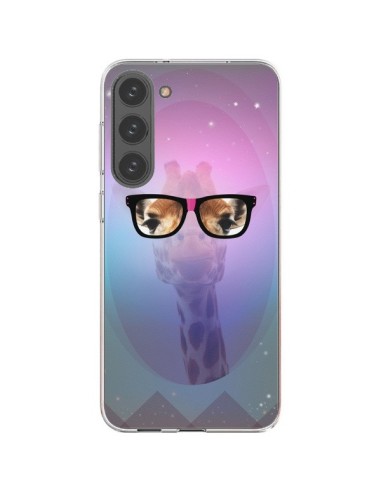 Samsung Galaxy S23 Plus 5G Case Giraffe Nerd with Glasses - Aurelie Scour