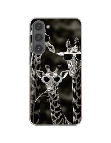 Coque Samsung Galaxy S23 Plus 5G Girafe Swag Lunettes Familiy Giraffe - Asano Yamazaki