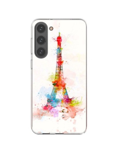 Coque Samsung Galaxy S23 Plus 5G Paris Tour Eiffel Muticolore - Asano Yamazaki
