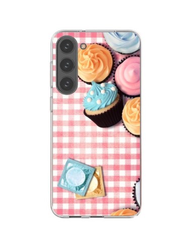 Coque Samsung Galaxy S23 Plus 5G Petit Dejeuner Cupcakes - Benoit Bargeton