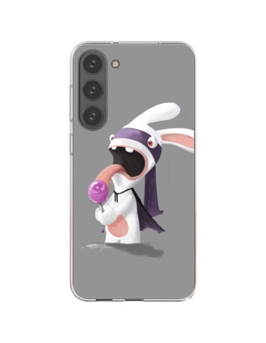 Coque Samsung Galaxy S23 Plus 5G Lapin Crétin Sucette - Bertrand Carriere