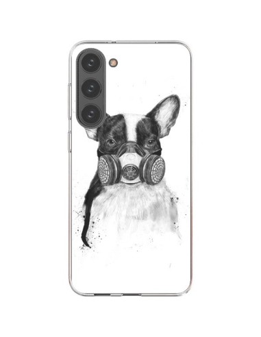 Coque Samsung Galaxy S23 Plus 5G Tagueur Bulldog Dog Chien Big City Life - Balazs Solti