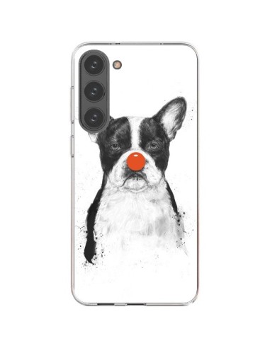 Samsung Galaxy S23 Plus 5G Case Clown Bulldog Dog - Balazs Solti