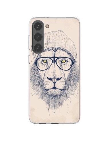 Coque Samsung Galaxy S23 Plus 5G Cool Lion Lunettes - Balazs Solti