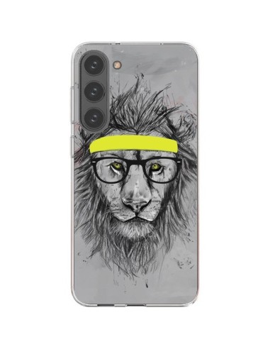 Samsung Galaxy S23 Plus 5G Case Hipster Lion - Balazs Solti
