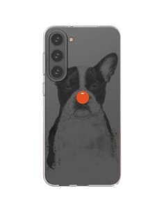 Samsung Galaxy S23 Plus 5G Case Clown Bulldog Dog Clear -...