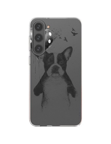 Coque Samsung Galaxy S23 Plus 5G Love Bulldog Dog Chien Transparente - Balazs Solti